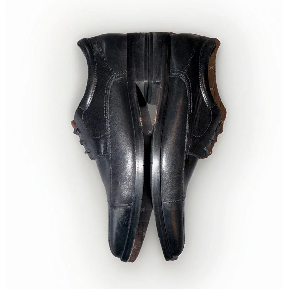 Johnston & Murphy Men's Bartlett Cap-Toe Lace-Up Oxfords Black 13M MSRP $159